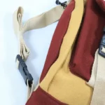 کیف بادی و کمری کنفی جیب نما کرم زرشکی - Image 5