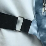 کیف بادی بگ مردانه کتان آبرنگی سفید طوسی - Image 2