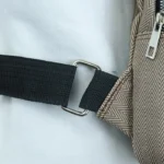 کیف بادی بگ مردانه چرم طرح زبرا کرم - Image 4